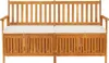 vidaXL Truhenbank mit Kissen 170 cm Massivholz Akazie Produktbild-Vorschau 1