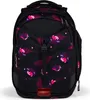 A black backpack with a floral pattern, shown from the front. Anteprima dell’immagine prodotto