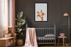 MuchoWow® Gerahmtes Poster Giraffe - Grau - Porträt 60x90 Produktbild-Vorschau 3