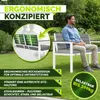 tillvex® Gartenbank Wetterfest 3-4 Sitzer mit Abdeckung & Produktbild-Vorschau 8