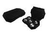 A black case with the EVGA logo on it, and an open case showing five silver weights inside. Produktbild-Vorschau