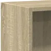 Knižnica s 2 policami, dub sonoma 40x30x76,5cm kompozitné Náhľad obrázku produktu 7