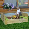 Wendi Toys Bac à sable en bois "Delux" avec sièges, y Voir les images du produit 6