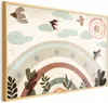 Posterpapier Poster - Rainbow and Birds 90x60 cm Für Kinder Produktbild-Vorschau 1