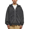 Urban Classics - Heavy Stone Washed Zip Hoody schwarz - 3XL Produktbild-Vorschau 2