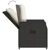 The Living Store Gartensessel 2 Stk. Verstellbar Schwarz Produktbild-Vorschau 9