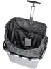 An open shopping trolley with a drawstring closure and a telescopic handle. Produktbild-Vorschau
