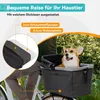 Hundekorb Fahrrad Vorne bis 12kg | Kratzfestes Produktbild-Vorschau 5