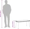 vidaXL Salontafel, zwart, 90 x 45 x 43 cm, polyrotan Productafbeelding-voorbeeld 6