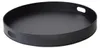 LOFT42 Tablett Tablett aus Metall – Schwarz – Ø40 cm Produktbild-Vorschau 1