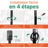 Peblar Wallbox Pied noir - Colonne de montage métallique Voir les images du produit 4