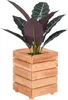 Pflanzkübel Holz "Modulo" aus naturbelassener Lärche Produktbild-Vorschau 2