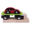 Bigjigs Rail Wagon s vagónom + 2 koľajnice Náhľad obrázku produktu 4