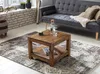 Wohnling tavolino in legno massiccio di sheesham 60 x 60 x Anteprima dell’immagine prodotto 1