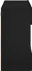 vidaXL TV-Wandschrank mit LED-Leuchten Schwarz 78,5x30x60,5 Produktbild-Vorschau 10