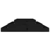 vidaXL Pflanzkübel Schwarz 110x110x27 cm Massivholz Kiefer Produktbild-Vorschau 12
