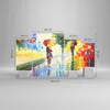 Bilder auf glas - Park Straße Regen - 160x90cm - Glasbilder Produktbild-Vorschau 3