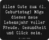 Mr. & Mrs. Panda Mauspad Spruch 61. Geburtstag - Schwarz - Produktbild-Vorschau 1
