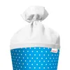 Bastel-Schultüte groß pazifikblau - weiße Punkte 70 cm - Produktbild-Vorschau 5
