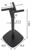 Base per tavolo in metallo SH-3050-3/H, per ufficio, hotel, Anteprima dell’immagine prodotto 2