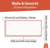 Schamotteplatte 400x200x20mm Produktbild-Vorschau 2