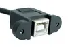 SYSTEM-S USB 2.0 Kabel 30 cm Typ B Stecker zu Buchse mit Produktbild-Vorschau 4