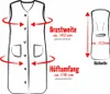 Damenkittel Kittel Schürze Hauskleid ohne Arm Baumwolle Produktbild-Vorschau 6