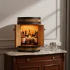 Minibar en fût de bois weeco fabriqué à la main, meuble bar Voir les images du produit 6