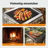 Żeliwny ruszt grillowy kwadratowy 67 x 40 cm solidny do Podgląd zdjęcia produktu 10