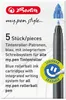 5 Herlitz Tintenroller-Patronen "my.pen" / königsblau Produktbild-Vorschau 3