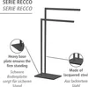 WENKO Handtuchständer Mod. Recco Schwarz, aus lackiertem Produktbild-Vorschau 2