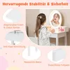 DREAMADE Kinder Schminktisch Set mit LED-Spiegel & Produktbild-Vorschau 6