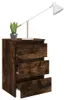 vidaXL Nočný stolík Smoked Oak 40x35x62,5 cm odvodený Náhľad obrázku produktu 6