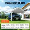 SucceBuy tettoia di ricambio per auto 10' x 20', copertura Anteprima dell’immagine prodotto 4