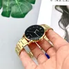 A close-up shot of a gold Casio watch with a black face, held by a hand. Produktbild-Vorschau