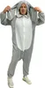 A person wearing a full-body rabbit costume. Produktbild-Vorschau