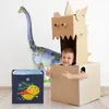 Set da 4 Relaxdays, contenitori per bambini, graziosi Anteprima dell’immagine prodotto 3