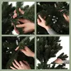 KADAX künstlicher Weihnachtsbaum mit silbernen Kügelchen Produktbild-Vorschau 19