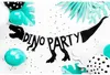 Girlande Dinosaurier Party 20x90cm schwarz Produktbild-Vorschau 7