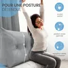 ELONEO Coussin dorsal largeur 160 cm, coussin en forme de Voir les images du produit 6