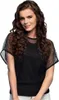 Visnet T-shirt mét Top Dame Zwart M-L Produktbild-Vorschau 1