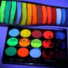 Körperfarbe fluoreszierend, 15 Farben Bodypaint mit Pinsel, Produktbild-Vorschau 3