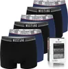 Boxer da uomo in cotone MUSTANG Premium Briefs Set 6 Pack L Anteprima dell’immagine prodotto 8