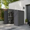 Outsunny Metall Gerätehaus 3,5 m² 143x270x202cm Produktbild-Vorschau 9