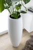 VIVANNO Bodenvase Fiberglas MAGNUM Rund, Weiß matt - 30x80 Produktbild-Vorschau 5