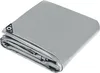 A folded gray tarp is shown on a white background. Náhled obrázku produktu