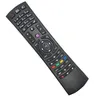 A black remote control is shown against a white background. Voir les images du produit