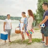 Relaxdays Picknickdecke XXL, 200x200 cm, Fleece Produktbild-Vorschau 2