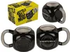 A collage of product images showing a kettlebell-shaped mug and its packaging. Podgląd zdjęcia produktu