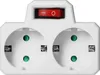 distributore 2x2P+Z con interruttore OR-AE-13187(GS) Schuko Anteprima dell’immagine prodotto 2